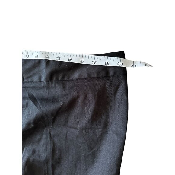 Karen Kane Womens Black Capri Size 18W Cotton Spandex Lifestyle Side Split NEW - Picture 7 of 11